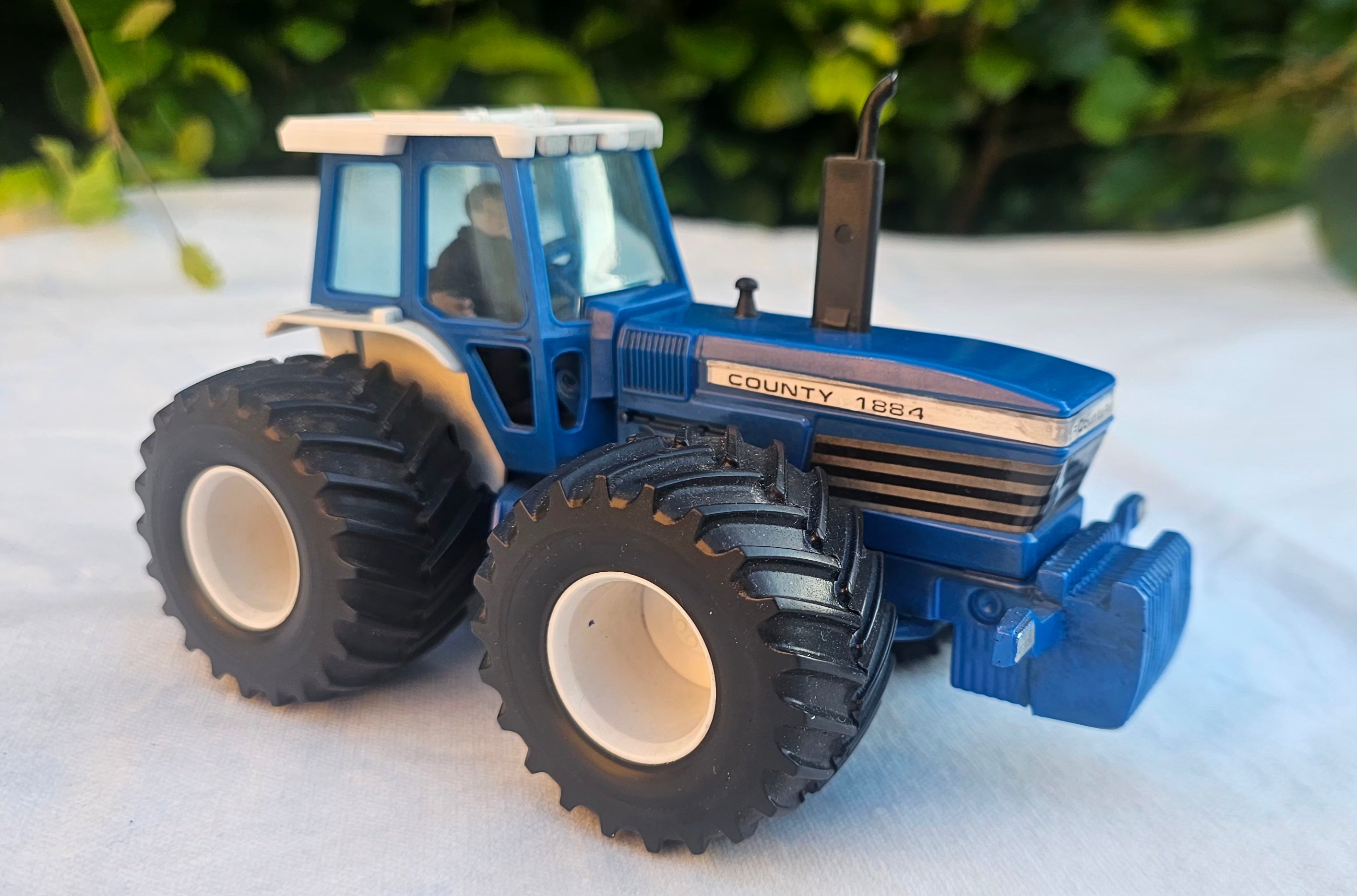 Britains County 1884 Tractor Conversion With Floatation Wheels