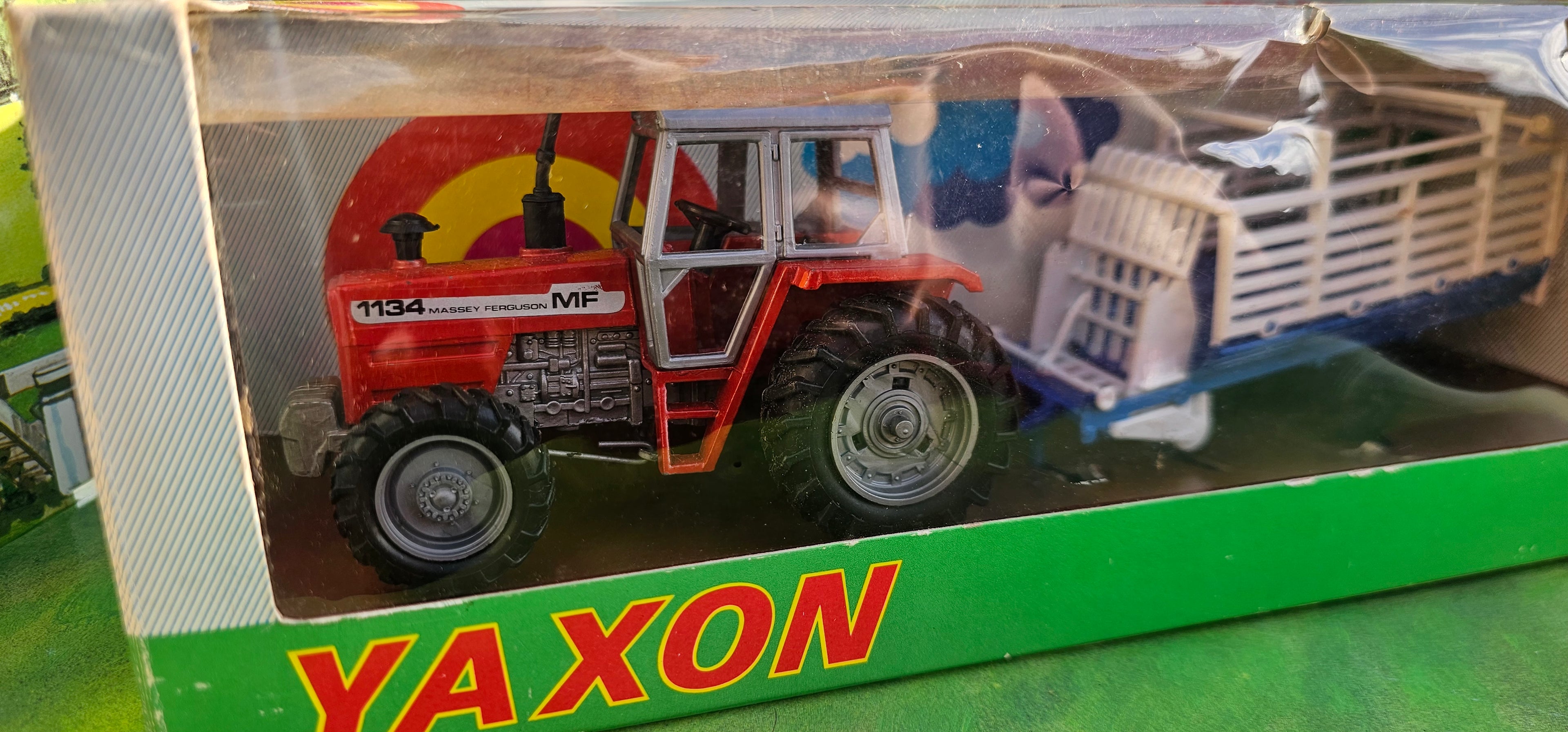 Yaxon Massey Ferguson 1134 Tractor With Hay Loader Set