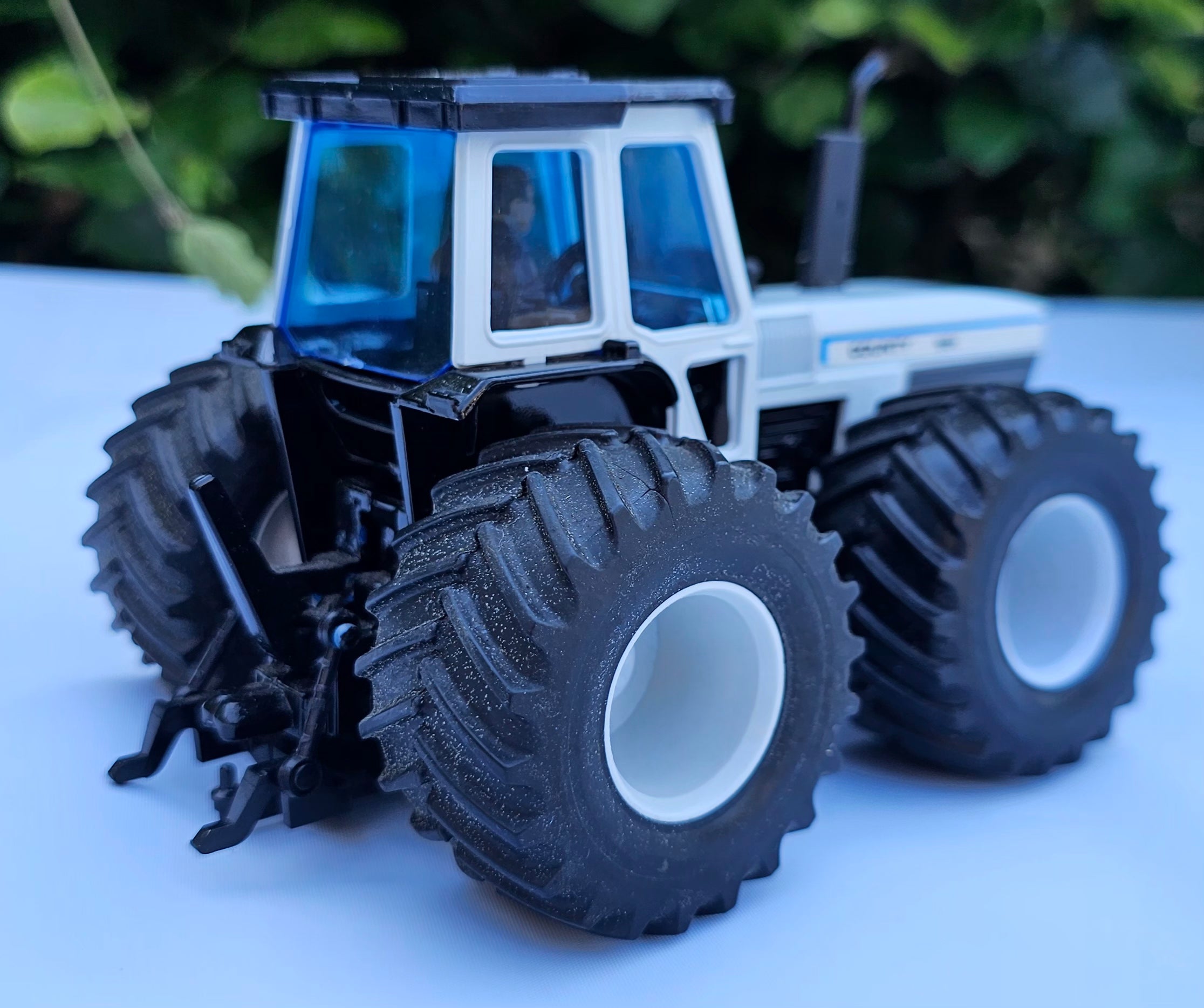 Britains County 1884 Tractor On Floatation Wheels Conversion