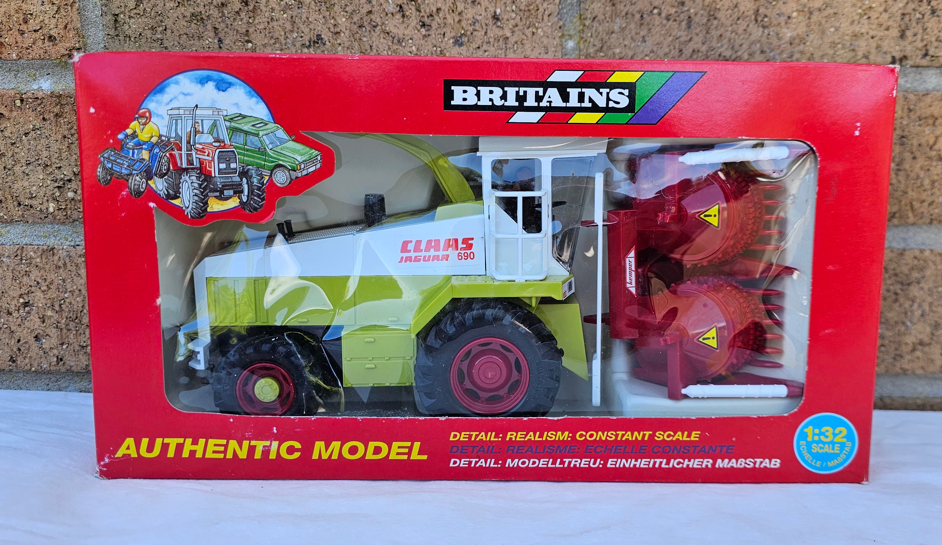 Britains Claas Forage Harvester & Kemper 9586