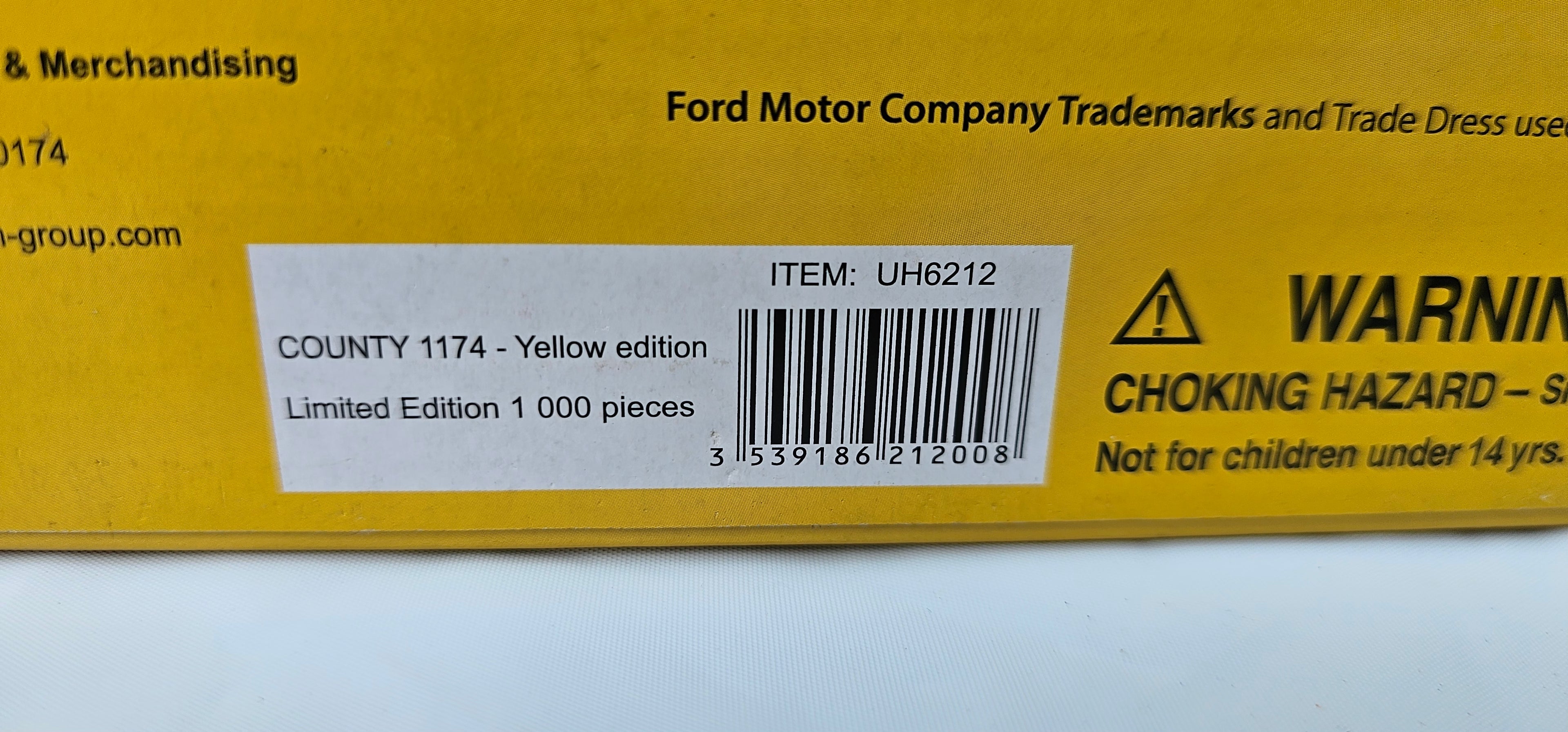 Universal Hobbies County 1174 Yellow Edition Tractor UH6212